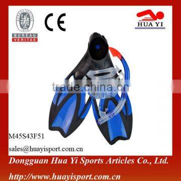 Underwater sports Diving equipment sets Snorkel Mask Fins products