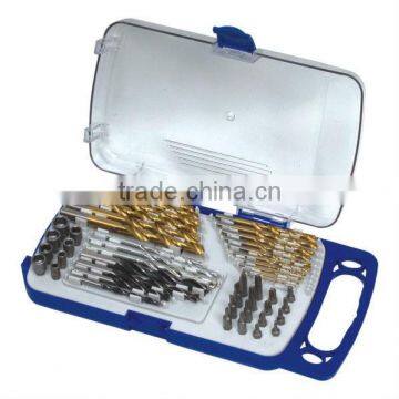 47pcs innovative combination drill bit set in plastic case