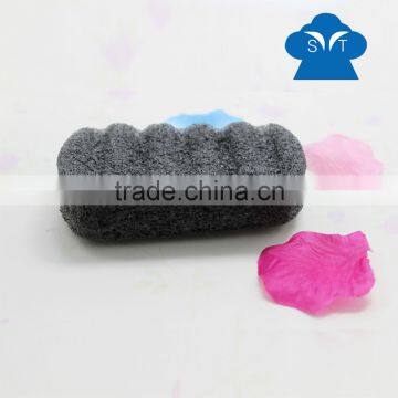 Natural Whitening Bamboo Charcoal Konjac Sponge for Face and Skin photo-5