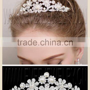 fashional wedding diamond wholesales bridal hair band crown tiara accessories