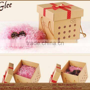 Custom square kraft paper box for gift