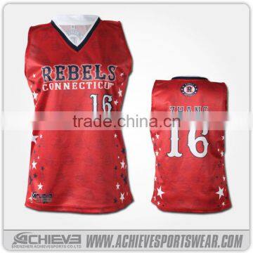 With Pattern Design and O-Neck Collar ghost print lacrosse jersey