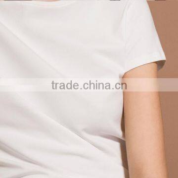2016 New Fashion Summer Cotton Women Blank O-neck Short Sleeve T Shirts photo-6