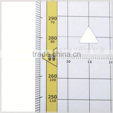 Chinese Manufactuere OEM Small Plastic PVC Flexible Square Protractor # KPP-6 photo-3