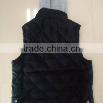 Factory Waistcoats Bulk Wholesale Vest With Hood Casual Mens Vests photo-4