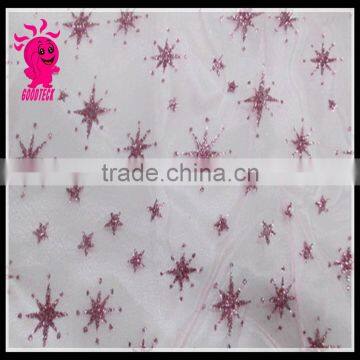 2015 Wholesale Christmas Tulle Snow Printing Soft Tulle for Christmas photo-2