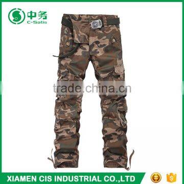 Wholesale Cheap Multi Pocket Camouflage Cargo Pants for Men photo-2