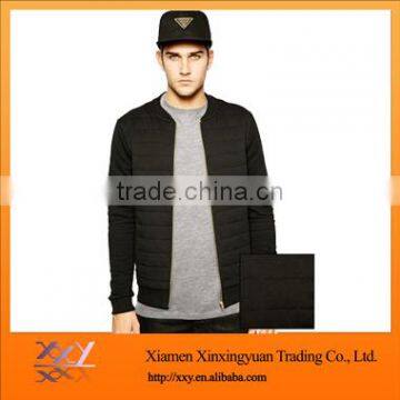 Men Fashion Eurpoe Size Blank Black Jacket For Winter