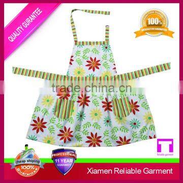 New high quality cheap wholesale printing women washable pvc aprons