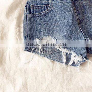 2017 New Stylish Girls Denim Holes Shorts Summer Fashion Good Quality Girls Shorts 4-6 Years (pick Size ) photo-3