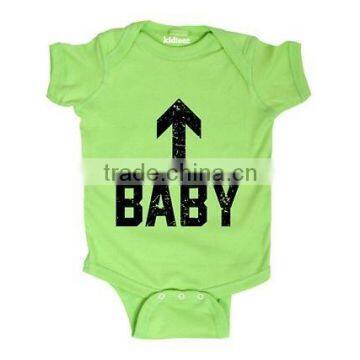 Screenprinted Infant Girls Rompers,custom Cotton Baby Rompers Wholesale