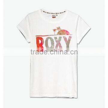 cheap white tshirt china factory price ladies tshirt