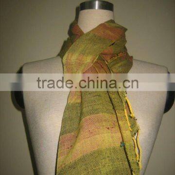 Raw Silk Scarf