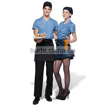 China OEM Staff Waiters Uniform Designs Work Wear Restaurant Uniforms photo-2