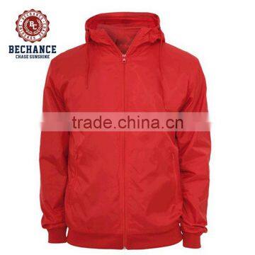 PQ289 Wholesale Supply Type OEM Service Red Windbreaker Jacket for Men photo-1