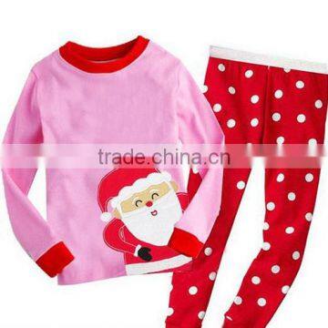 Beautiful sets for girls Christmas fashion pattern new design pattern new design cheap pajamas set