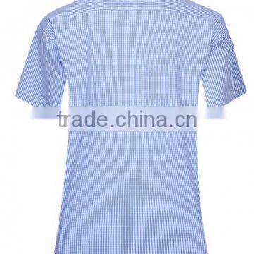 2017 Spring Lastest Plaid Short Sleeve Shirt photo-4