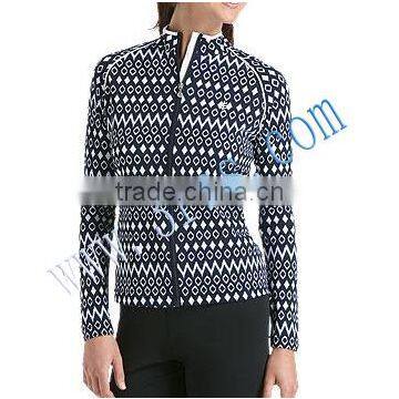 customized style long sleeve rash jacket for women