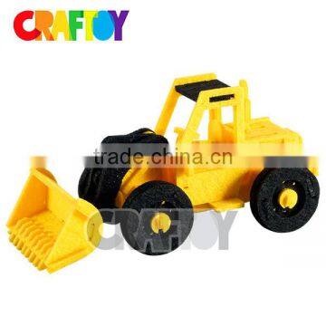 Educational Toys DIY Puzzle 3D Felt Puzzle Front End Loader photo-2