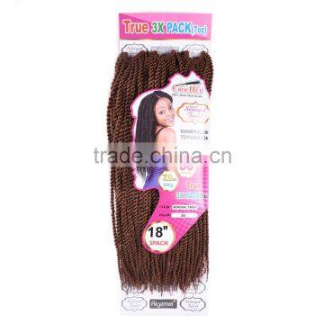 2016 Best Selling no Tangle Top Quality Synthetic Fiber Crochet Hair Extension Senegal Twist Braids 201g photo-2