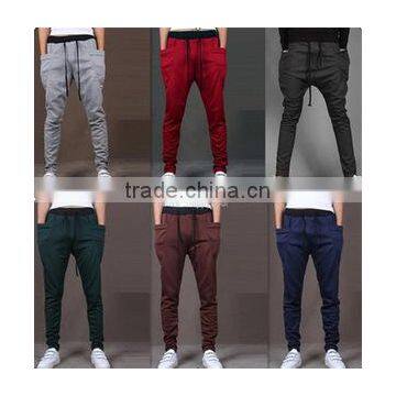 Multi Color Men's Harem Pants Big Pocket Sport Trousers Sweatpants