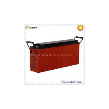 Long Standing Time Gel Battery 12V 100ah Front Terminal Lead Acid Battery Use for Telecom