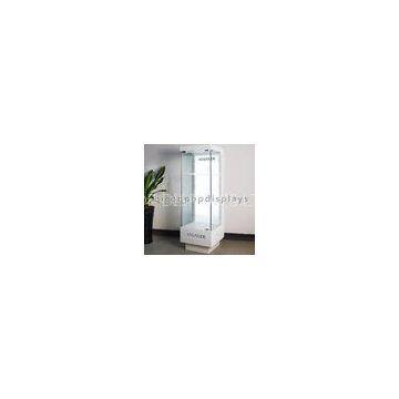 Floor Standing Cosmetic Display Stand Display Case With Led Lighting