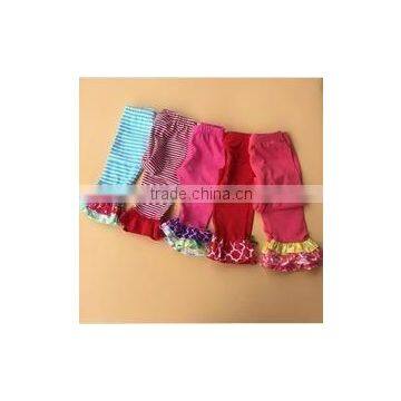 Latest Style Girls Summer Girls Casual Long Pants With Ruffles Summer Fashion Girls Short Pants photo-3