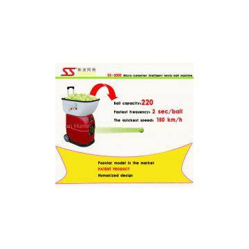 Portable Used Tennis Ball Machine for Sale With Self-programming Function SS-3000, Tennis Ball Cannon. photo-2