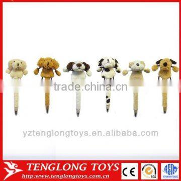 promotional gift animal shaped plush pen for sale