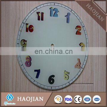 Sublimation Round Shape Blank Smooth Surface Tempered Glass Clock Face photo-4