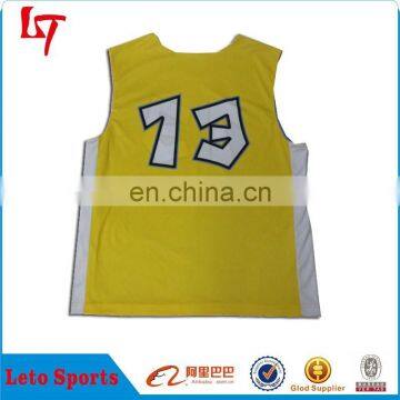 Reversible Basketball Kits custom sublimation basketball jerseys/warm up layer base t shirts & shorts 100% polyester