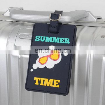 Travel Company Promotional Gift Soft PVC Luggage Tags & Bag Tags