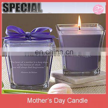 Purple color Cup Mother's Day Candles