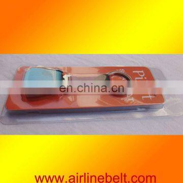 Top classic airline custom shaped promotional keyrings