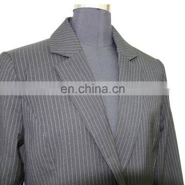 Lady High Quality Hot Sale Stripe Blazer Suit photo-5