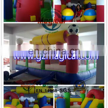 0.5mm commercial grade inflatable jumping obstacle games inflatable bounce