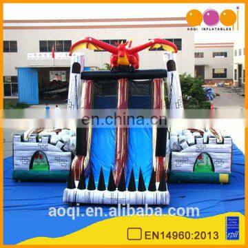 AOQI giant commercial dragon funcity /cheap inflatable fun city