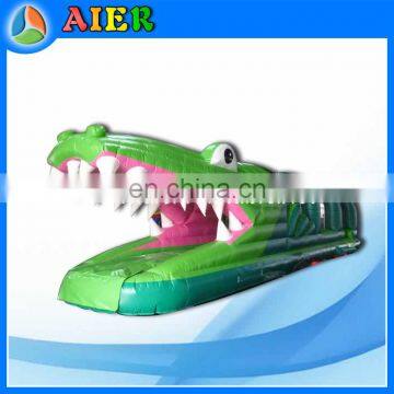 New 2017 Inflatable crocodile Slip and Slide for kids party