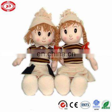 Lovely girl gift kids toy soft stuffed OEM doll