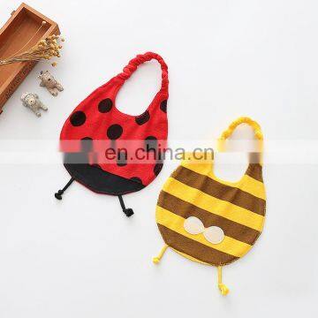Wholesale Cartoon Printed Bandana Bib Absorbent Cotton Baby Bandana Drool Bibs Baby Dribble Bibs photo-2