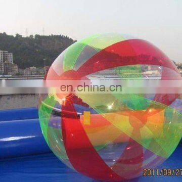 Green+red human hamster ball