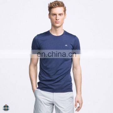 T-MT520 Men Custom Embroidered Logo Combed Cotton T Shirt Wholesale China