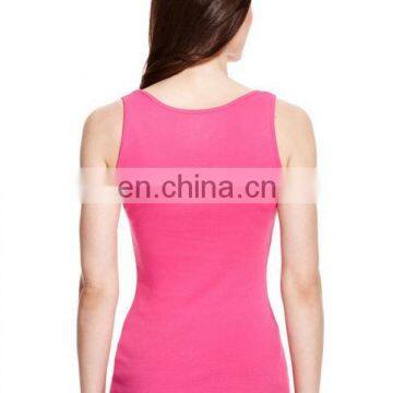 T-WV501 Plain Color Women Spandex Cotton Gym Tank Tops in Bulk photo-4