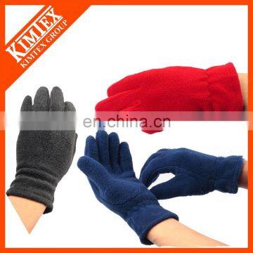 Promotional custom polyester fleece gloves