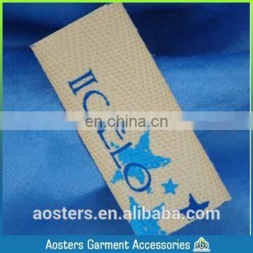 Cheap Wholesale Custom Cotton Woven Printed Labels for Clothings