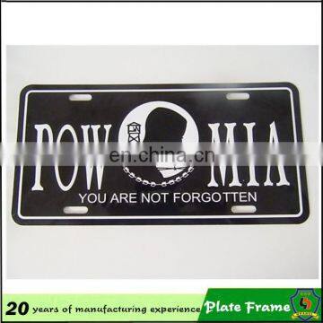 china alibaba gold supplier promotional item auto metal decorative plate, car metal plate for logo HH-licence plate-(13)