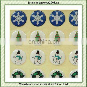 holiday decoration epoxy sticker