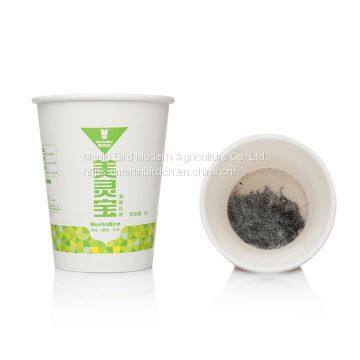 Instant Herbal Tea Cup Tea Detox Tea Leaves hidden in Cup