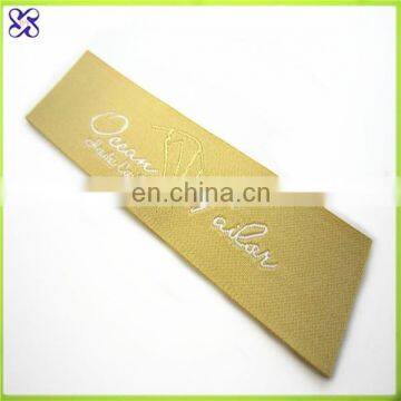 fashion clothing iron on woven care label